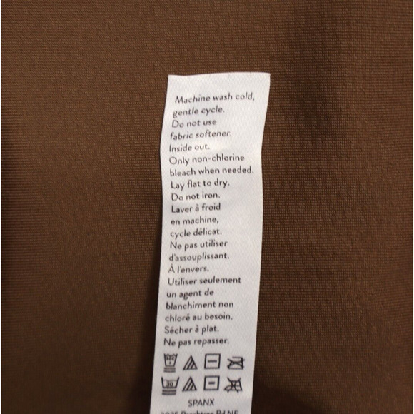 Spanx Women's Snake Printed Faux Leather Leggings Brown Sz M - Picture 9 of 10